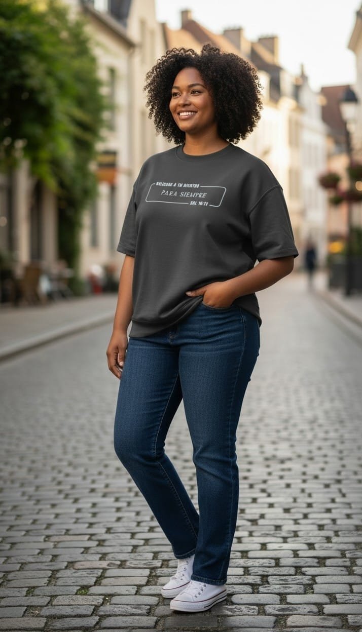 Camiseta Oversize “Para Siempre” – Salmo 16:11
